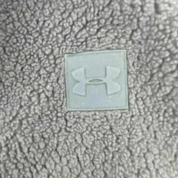 Under Armour Fleece Full-Zip Vest Boys Size Youth Large Black Coldgear Outdoor - Picture 3 of 11